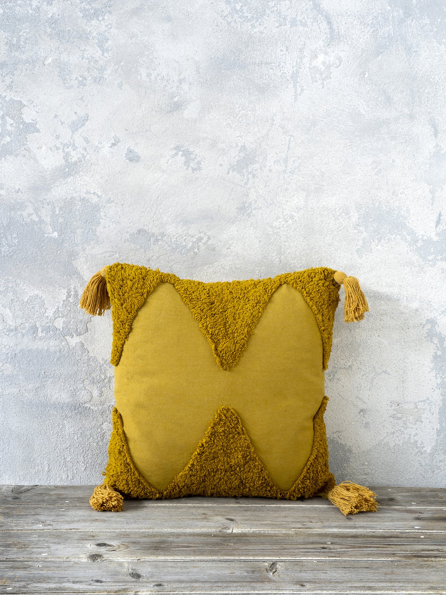 Διακοσμητικό μαξιλάρι 45x45 - Amadeo Mustard Beige