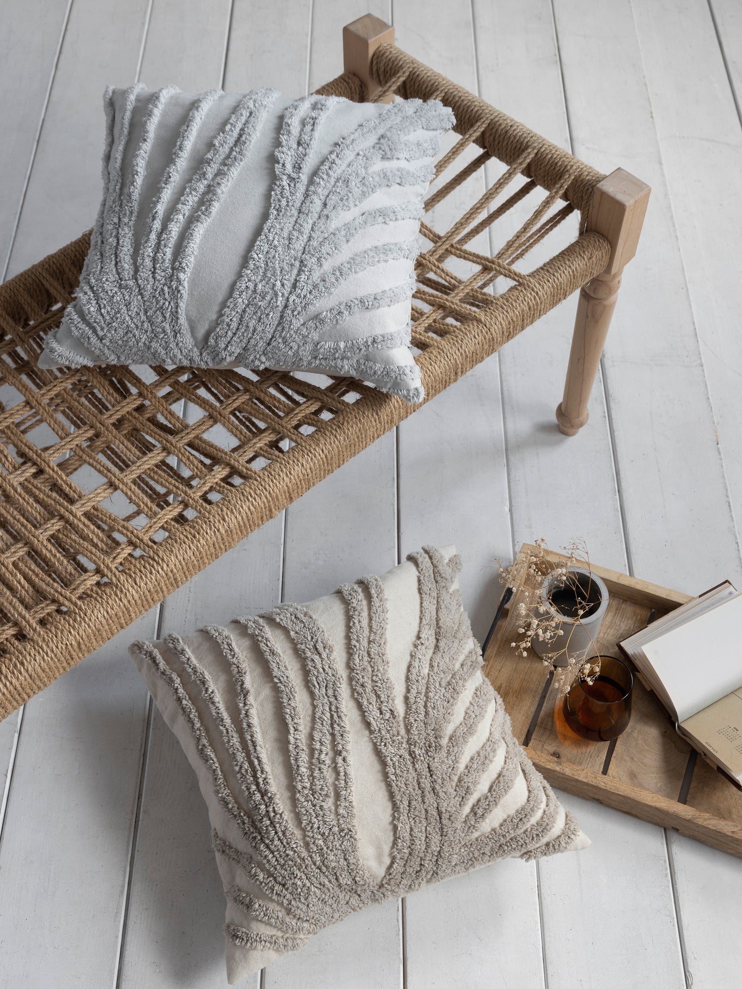 Διακοσμητικό Μαξιλάρι 45x45 - Annika Light Gray