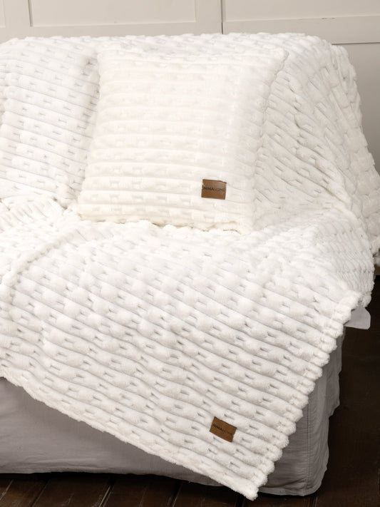 Διακοσμητική Μαξιλαροθήκη 45x45 - Savara Ivory