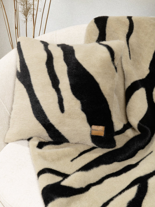 Διακοσμητική Μαξιλαροθήκη 45x45 - Sebra Beige