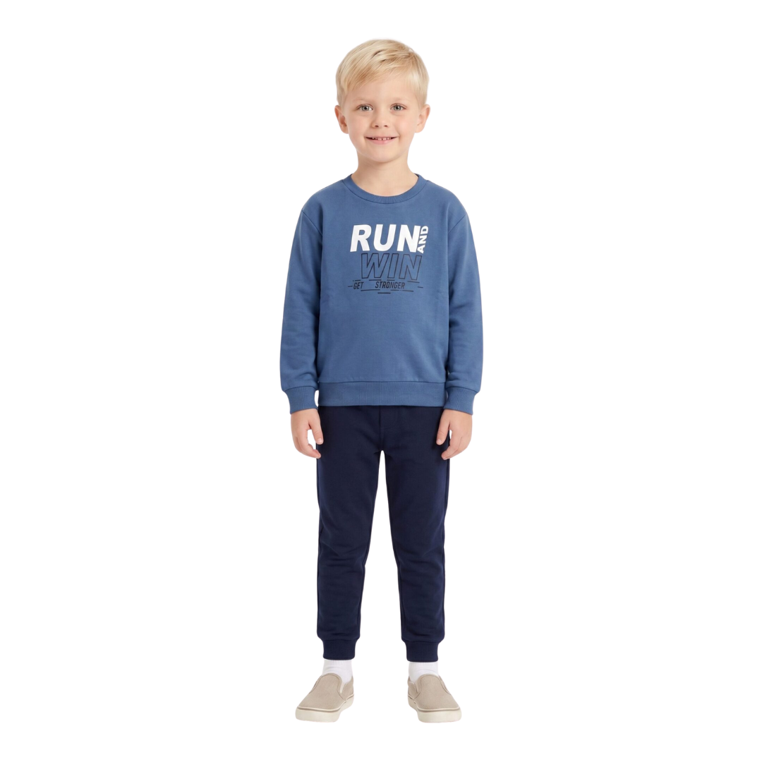 Φόρμα Φουτερ Μπλε 50828 - Trax - MyHouseandKids