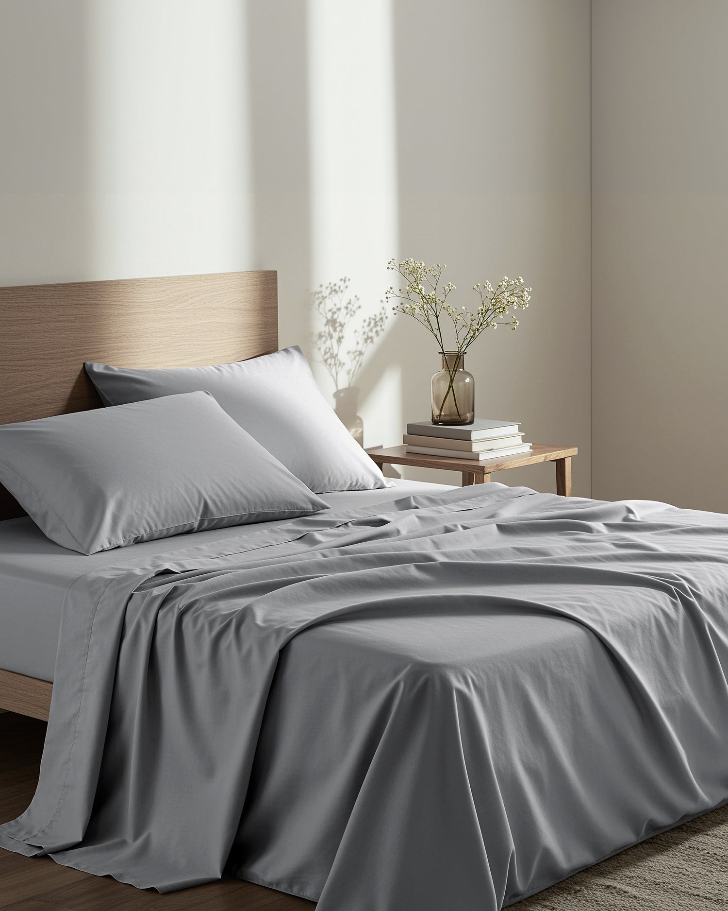 Σεντόνι Γίγας Unicolors - Medium Gray