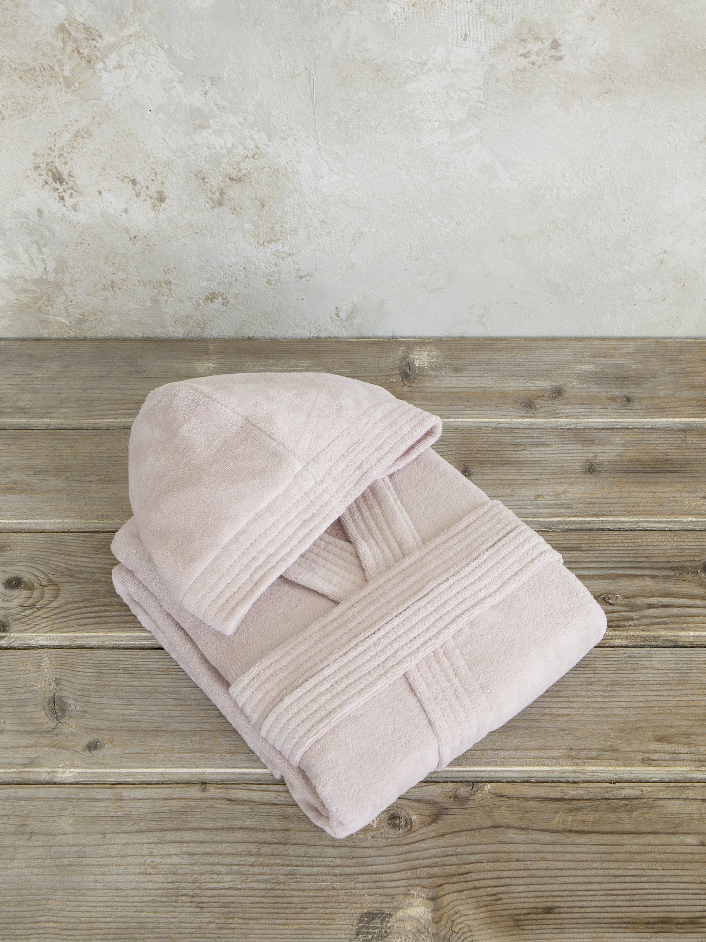 Μπουρνούζι με κουκούλα Zen - Small - Powder Pink