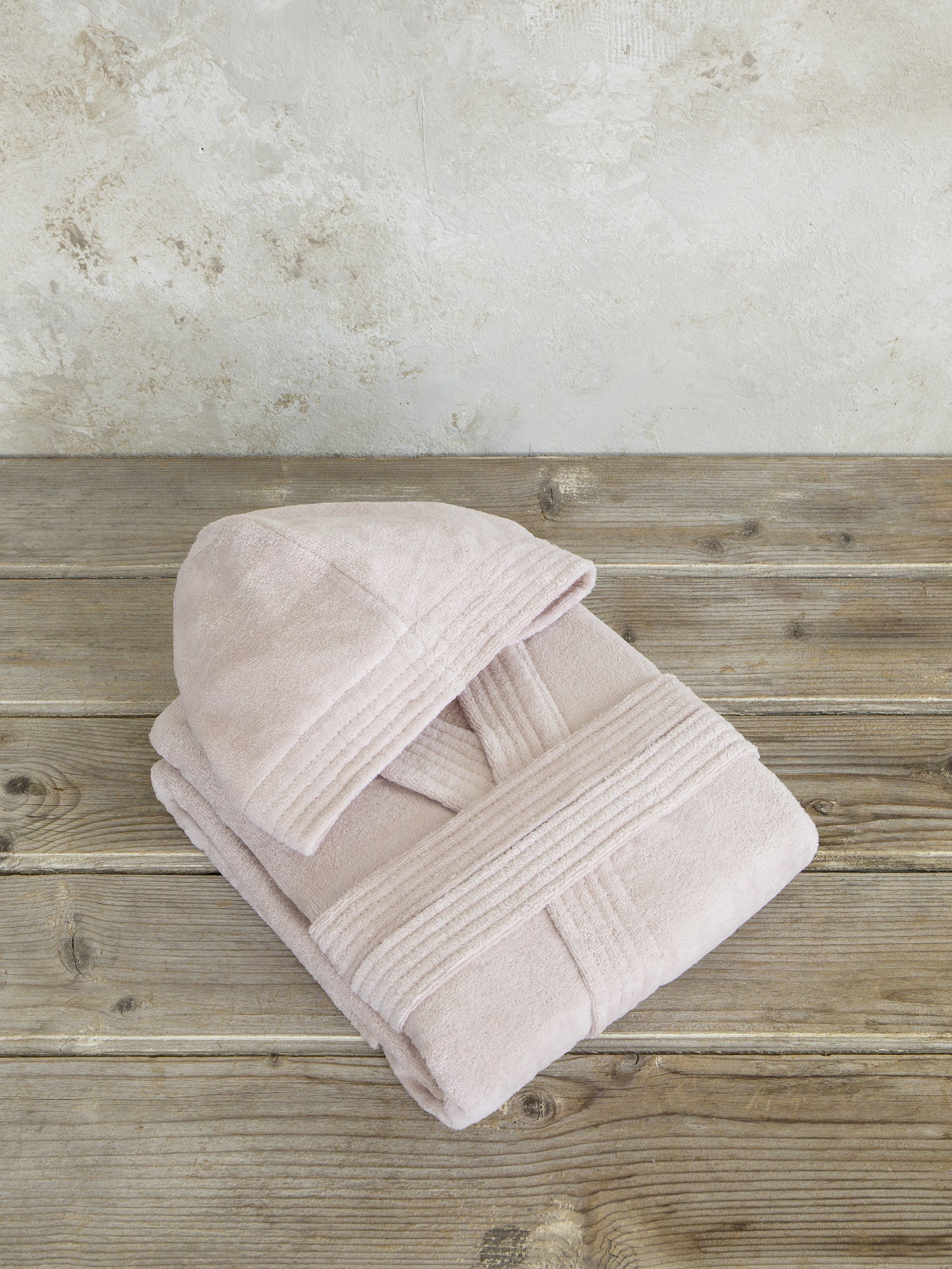 Μπουρνούζι με κουκούλα Zen - Small - Powder Pink