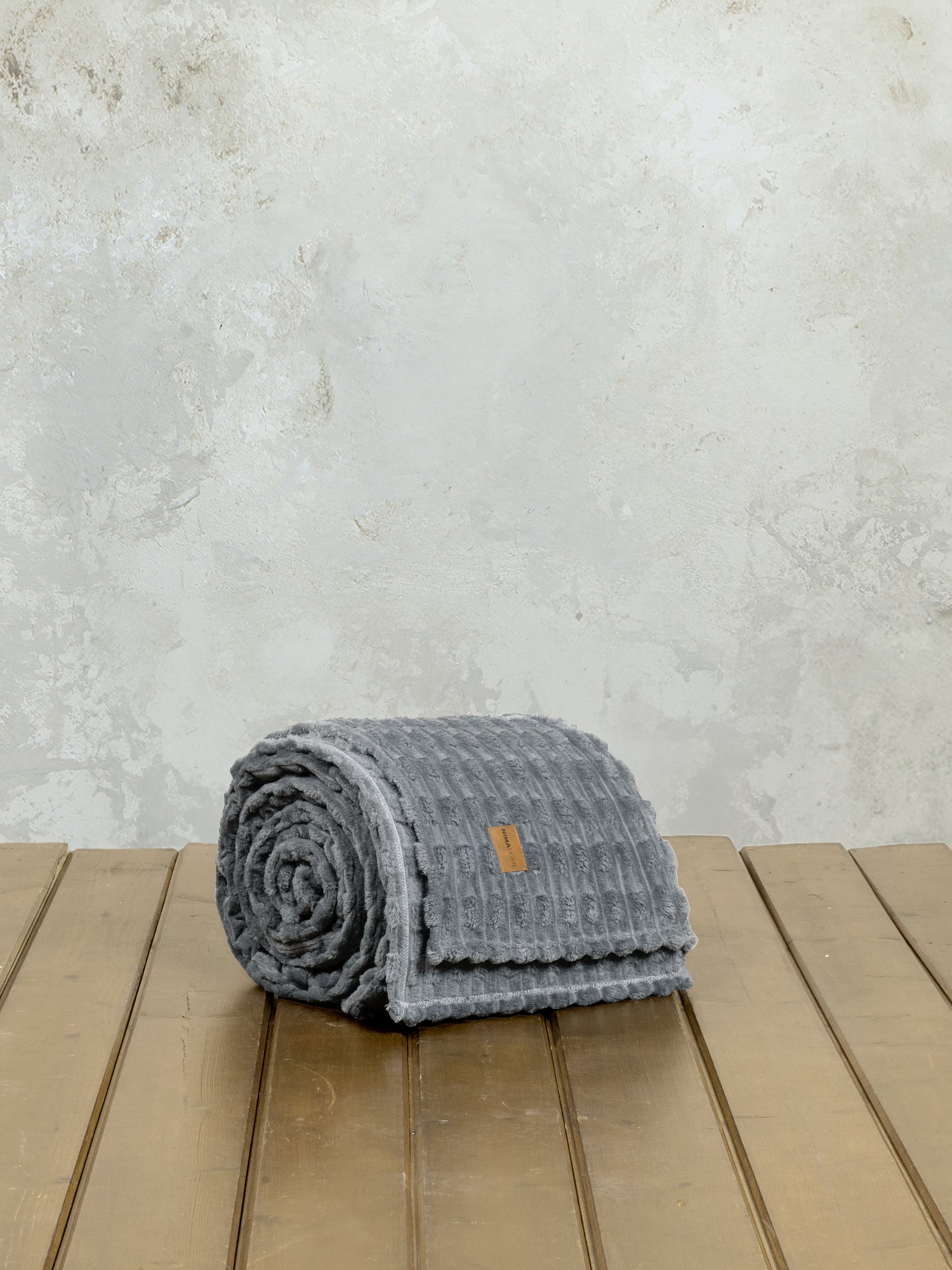 Κουβέρτα Υπέρδιπλη 220x240 - Savara Dark Gray