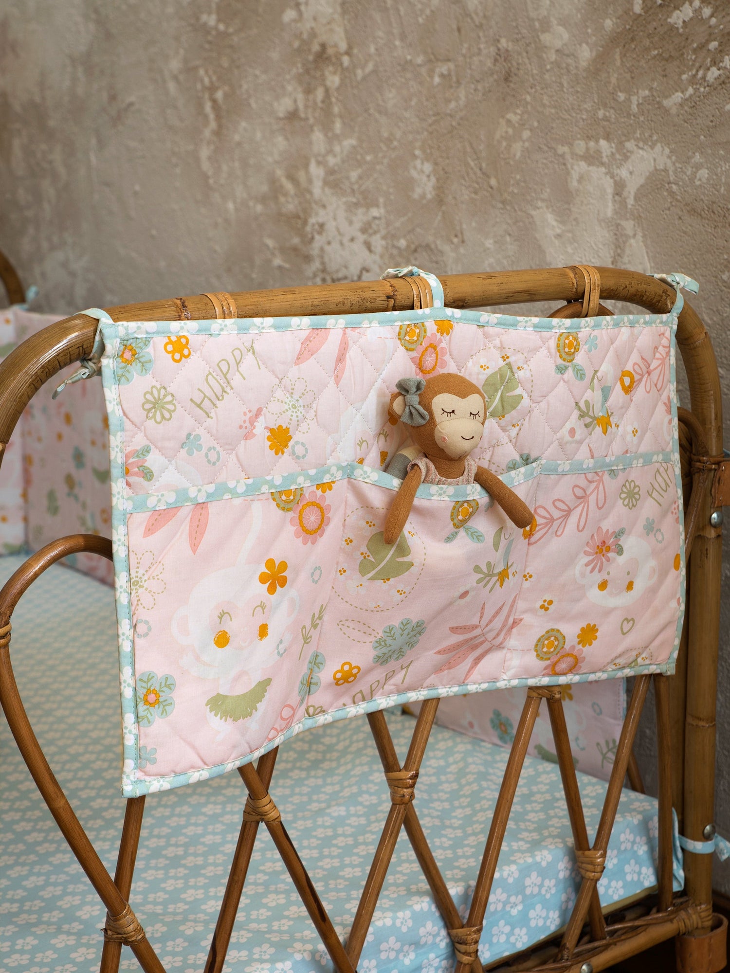 Βρεφική θήκη οργάνωσης 60x30 - Happy Monkey