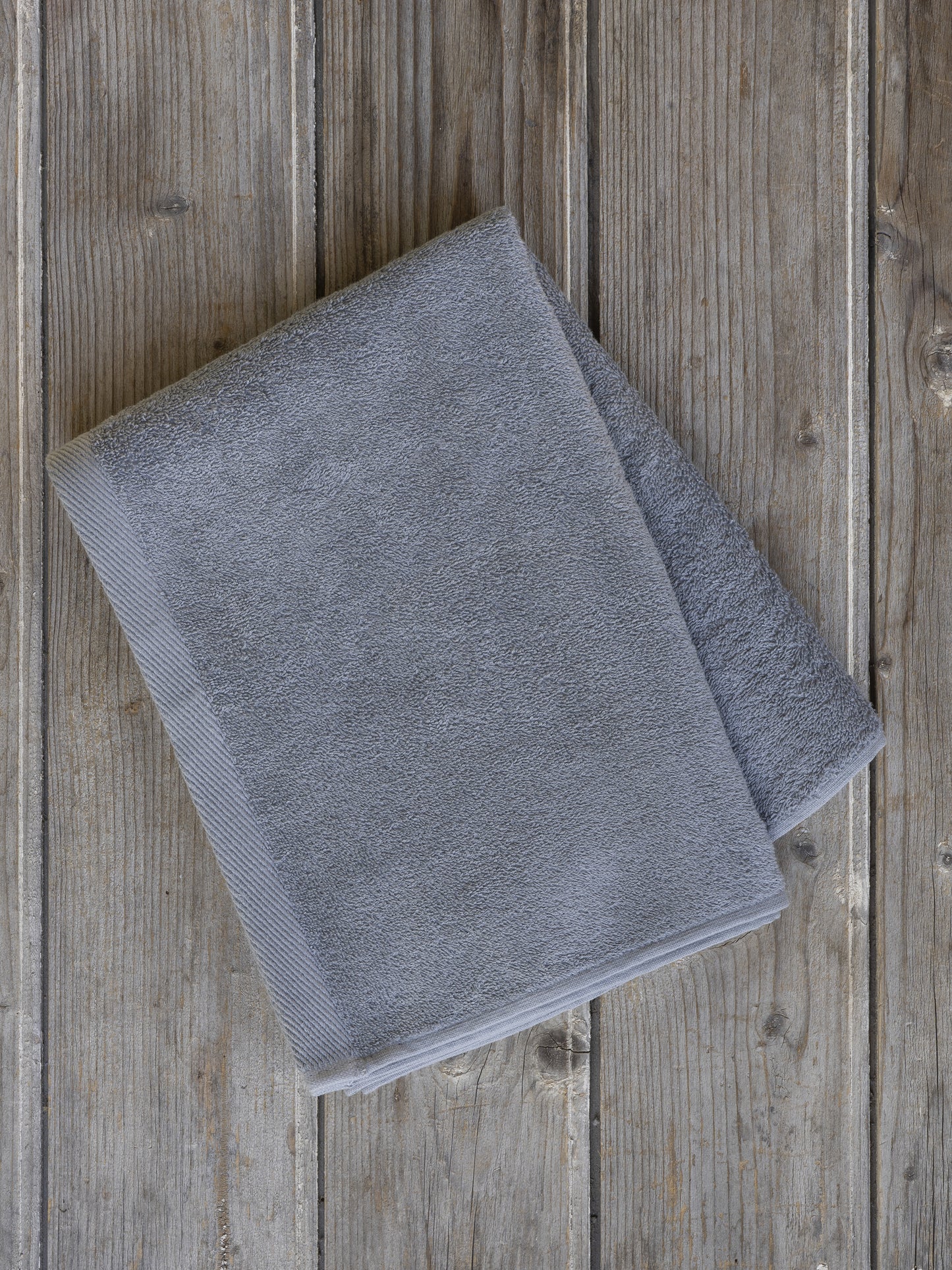 Πετσέτα 80x180 Πισίνας Plaza - Medium Gray - VAT Dyed 460gsm - 100% Βαμβάκι