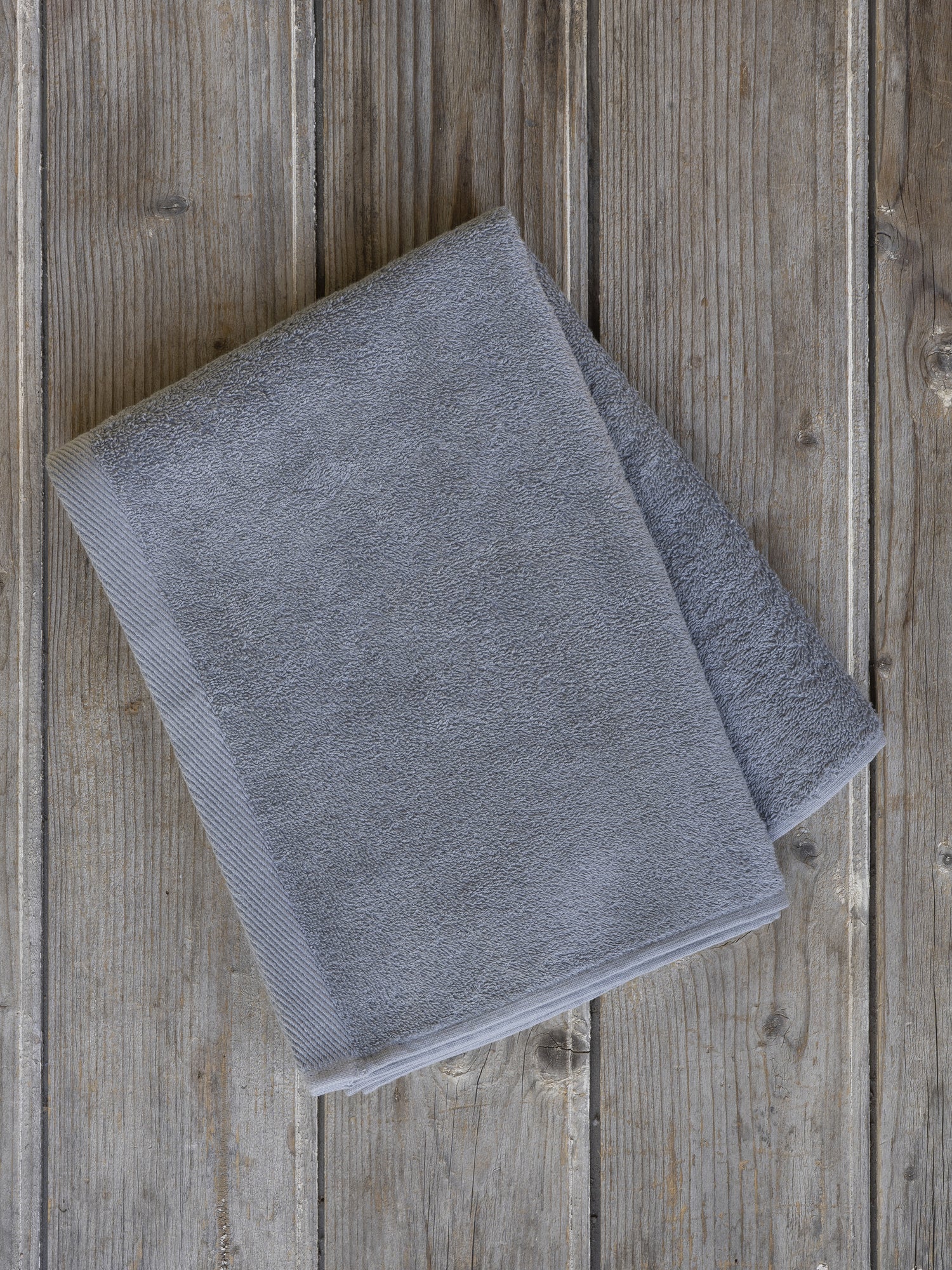 Πετσέτα 80x180 Πισίνας Plaza - Medium Gray - VAT Dyed 460gsm - 100% Βαμβάκι