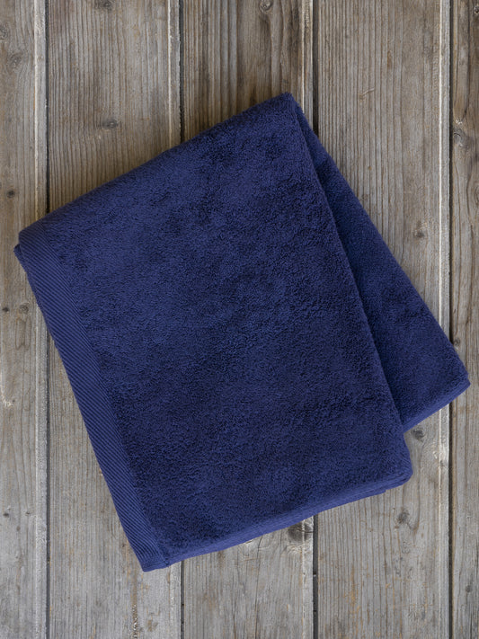 Πετσέτα 80x180 Πισίνας Plaza - Navy - VAT Dyed 460gsm - 100% Βαμβάκι