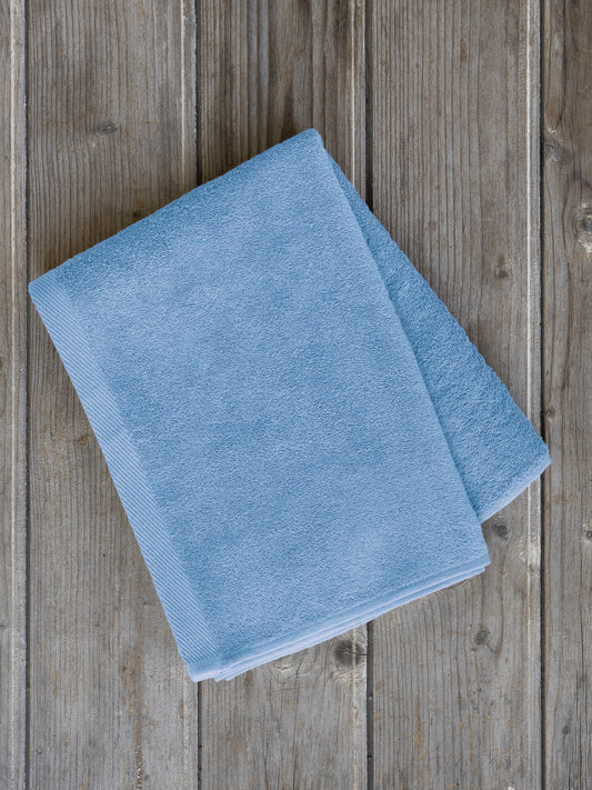 Πετσέτα 80x180 Πισίνας Plaza - Sky Blue - VAT Dyed 460gsm - 100% Βαμβάκι