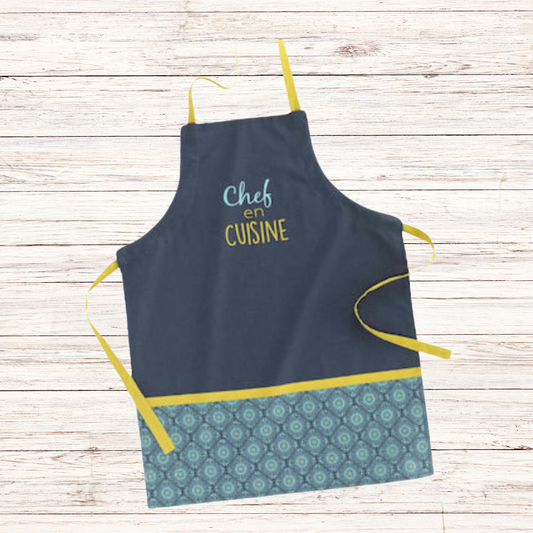  Ποδιά Κουζίνας Μπλε 84x60cm Chef - Flamingo - MyHouseandKids