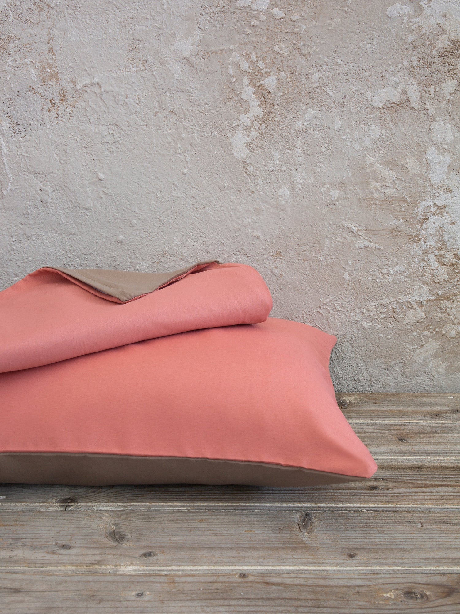 Σετ Παπλωματοθήκη Υπέρδιπλη Abalone - Brown / Terracotta