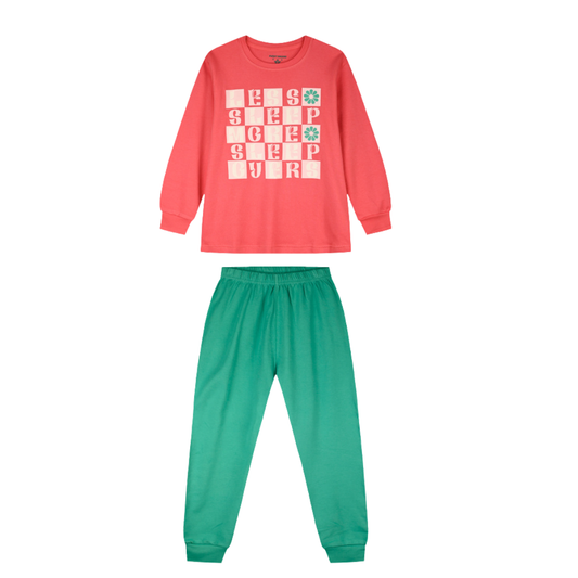 Πυζάμα Βαμβακερή Aqua Green Energiers 35-123302-9 - Energiers - MyHouseandKids