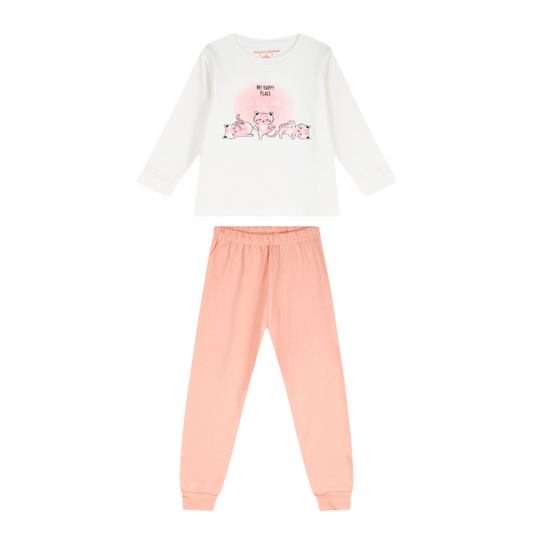 Πυζάμα Bαμβακερή Μy Happy Place Is Yoga Time - Energiers - MyHouseandKids