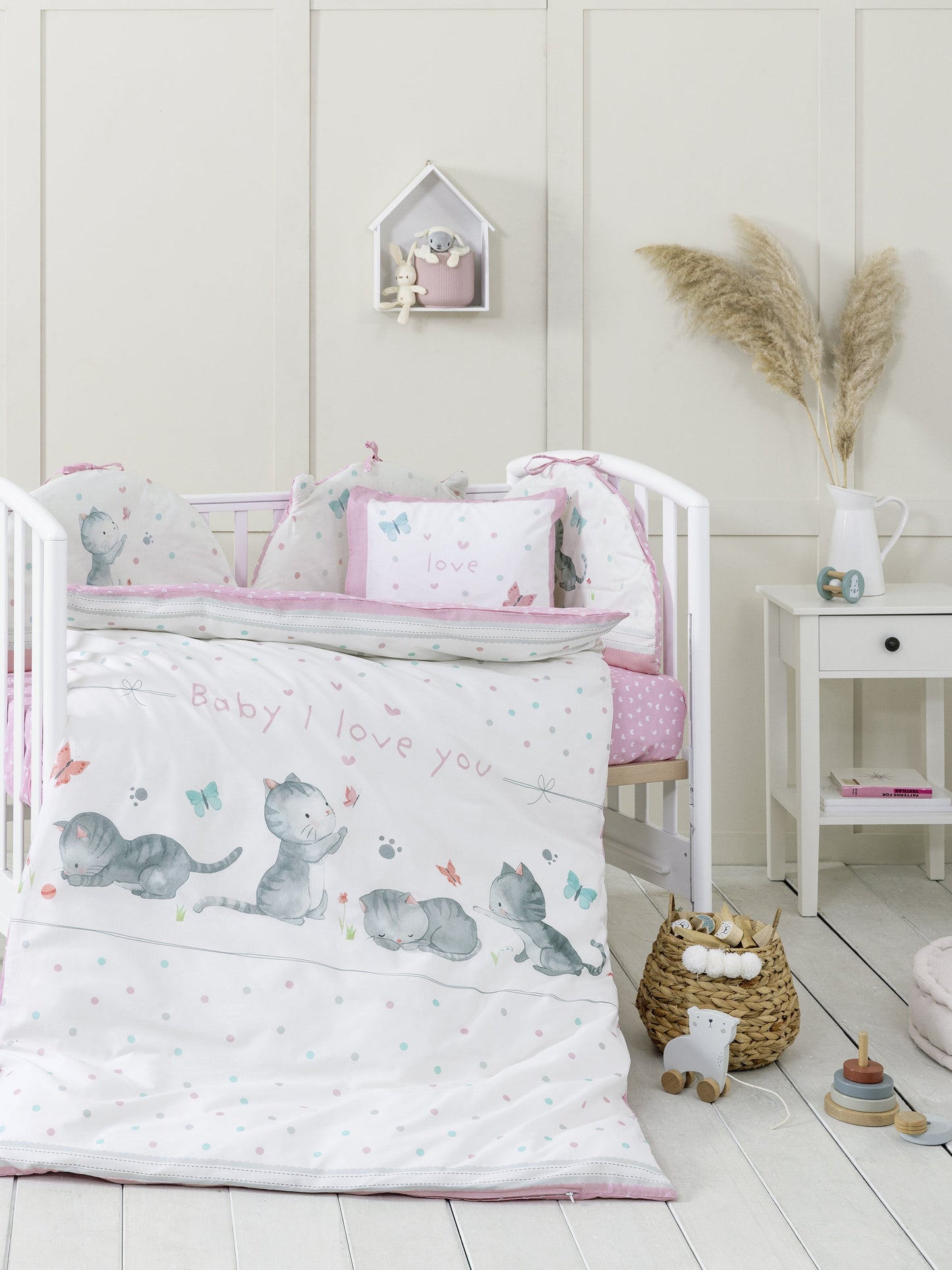 Σετ Παπλωματοθήκη Κούνιας - Baby Love