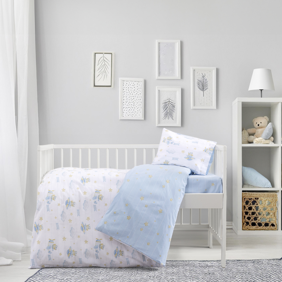 Σεντόνια Βρεφικά Σετ Κούνιας Beary - NimaHome-Kocoon - MyHouseandKids