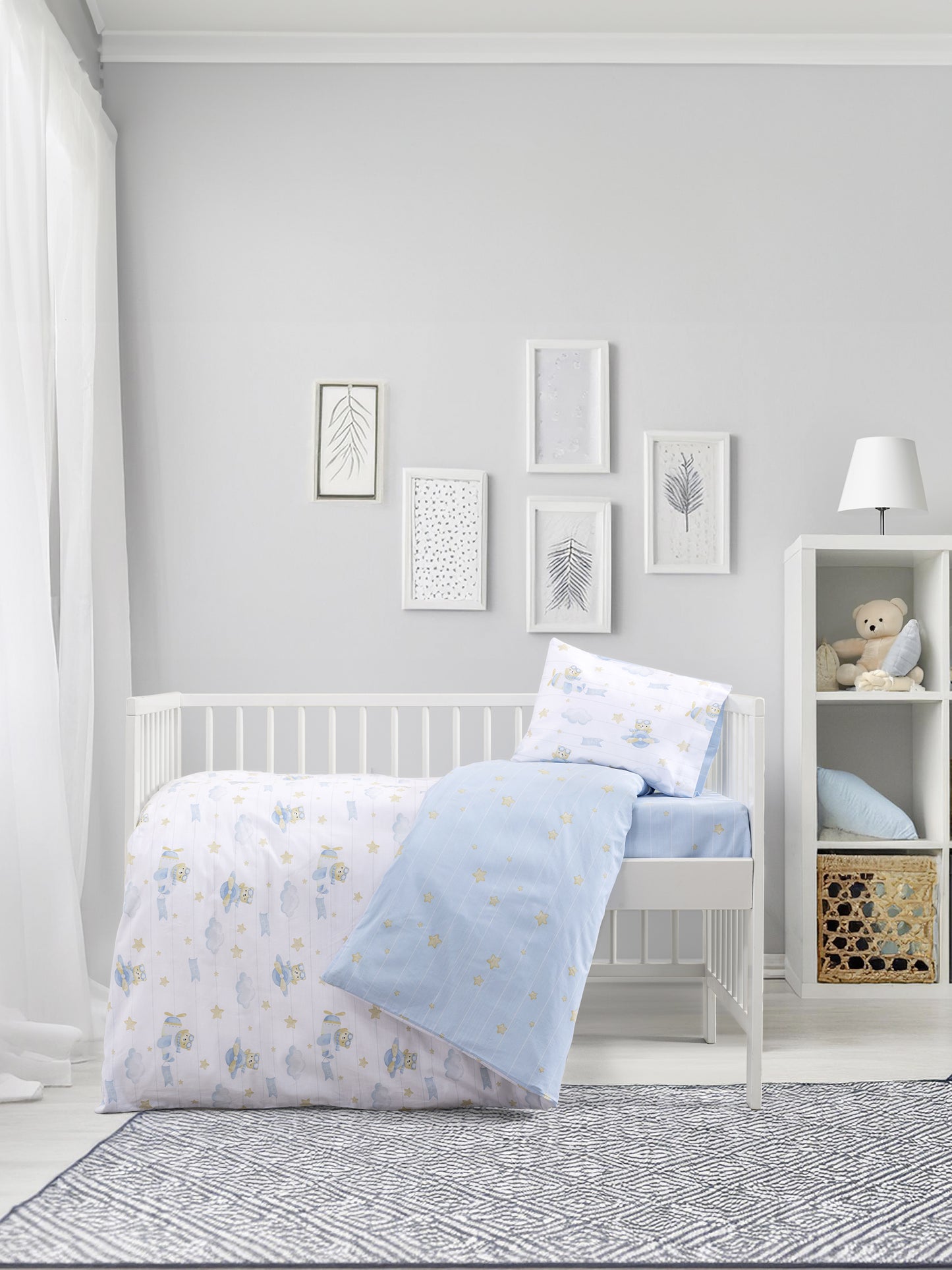 Σεντόνια Βρεφικά Σετ Κούνιας Beary - NimaHome-Kocoon - MyHouseandKids