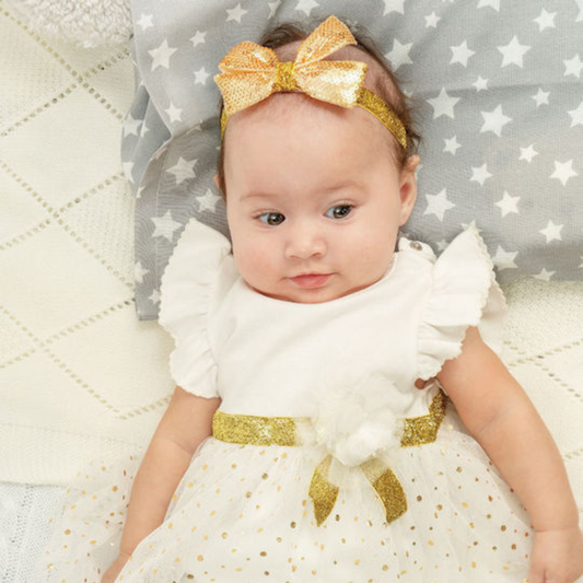 Φόρεμα Bebe Τούλινο Εκρού - Energiers - MyHouseandKids