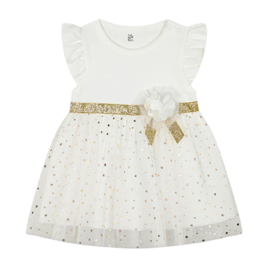Φόρεμα Bebe Τούλινο Εκρού - Energiers - MyHouseandKids