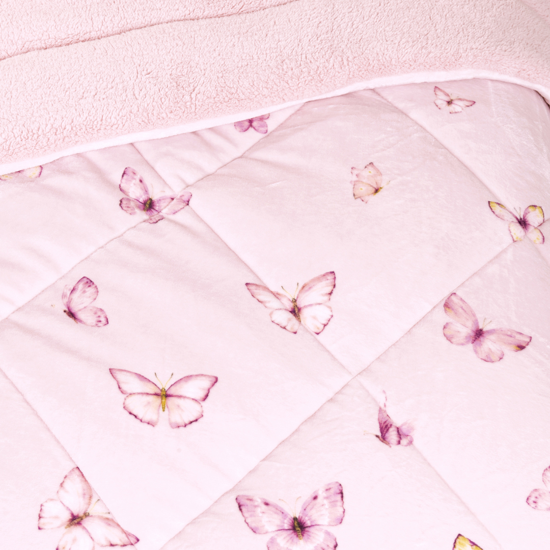 Κουβερτοπάπλωμα Μονό Bettina Ροζ Nima 160x220cm - NimaHome - MyHouseandKids