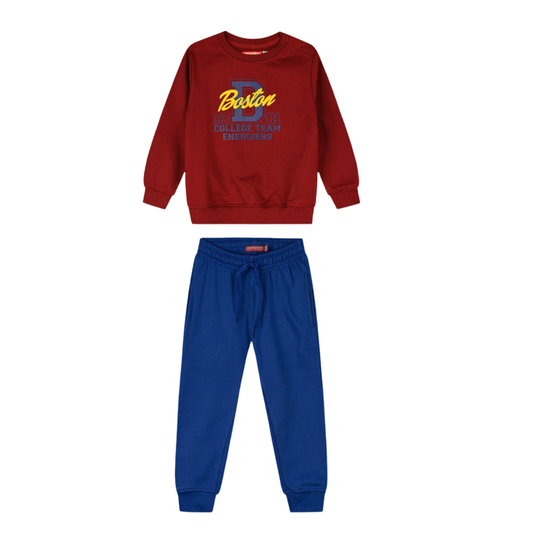Φόρμα Φούτερ Μπλε "Boston" - Energiers - MyHouseandKids