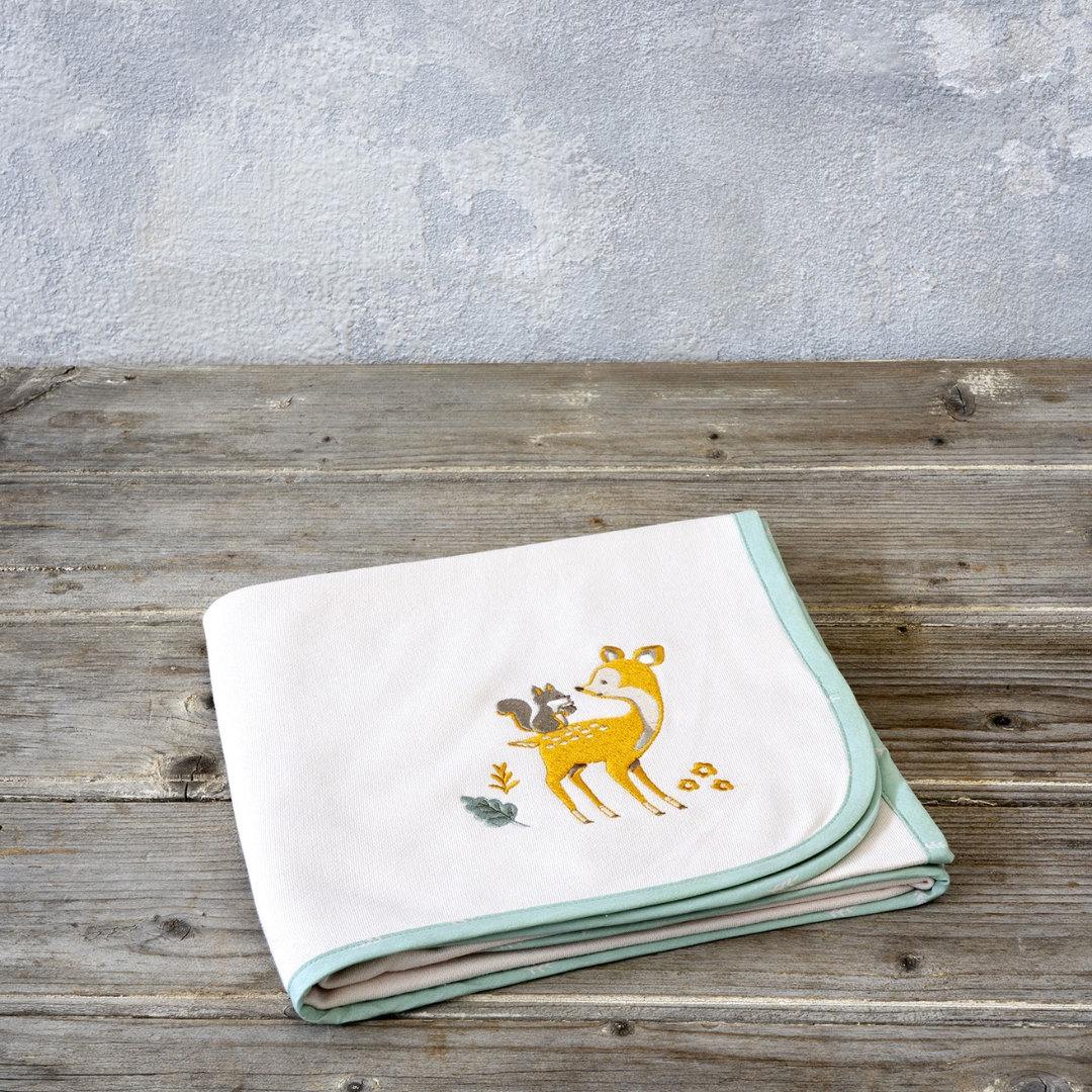 Κουβέρτα Κούνιας Caramel Forest 110x140cm - Nima - MyHouseandKids