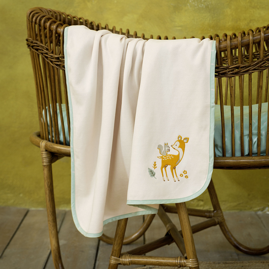 Κουβέρτα Κούνιας Caramel Forest 110x140cm - Nima - MyHouseandKids