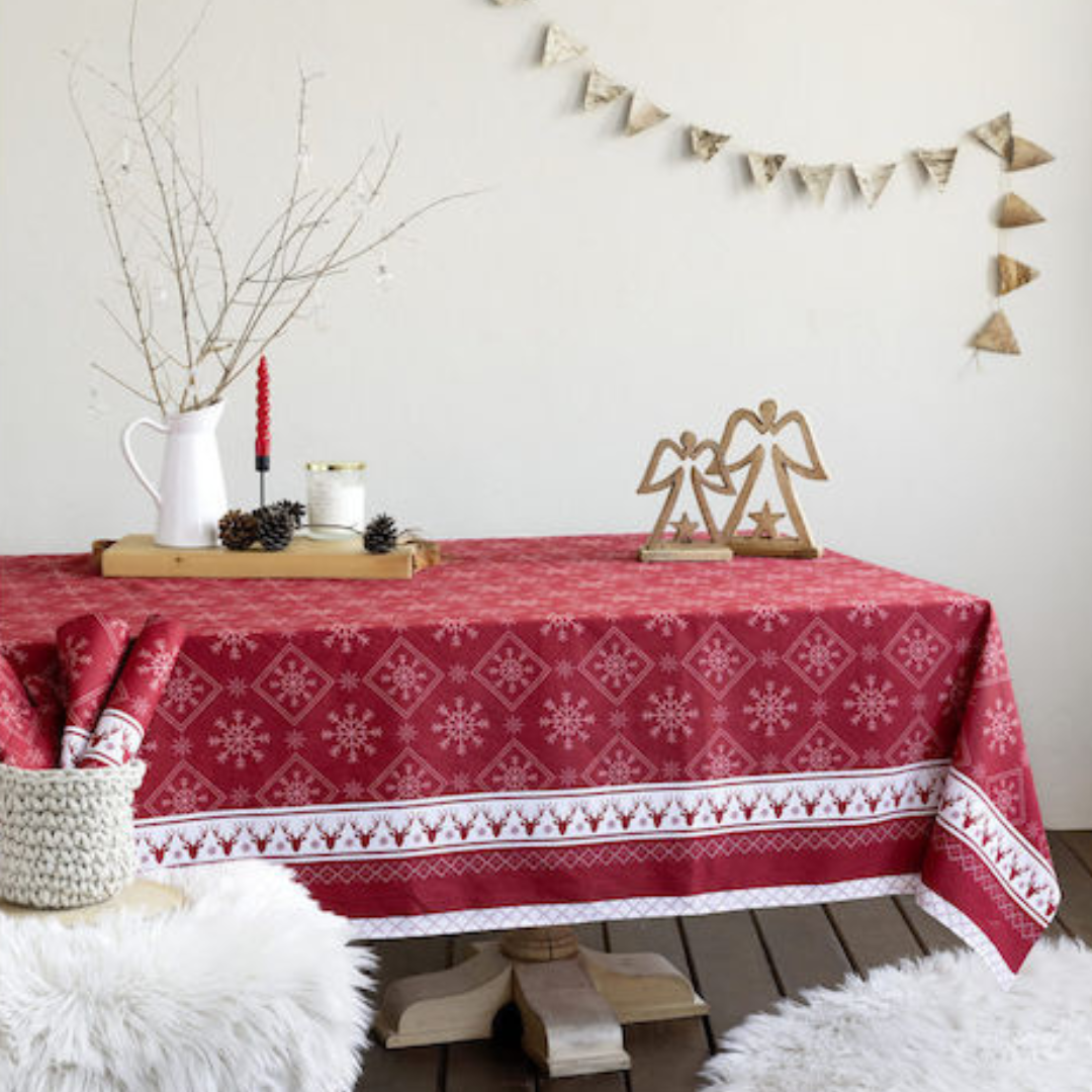 Χριστουγενιατικο Τραπεζομαντηλο Christmas Day 150x220cm - Nima - MyHouseandKids