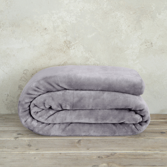 Κουβέρτα Βελουτέ Μονή Coperta Smoky Lilac Nima Home  - Nima - MyHouseandKids