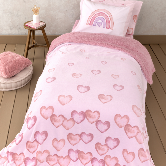 Παιδική Κουβέρτα Coral Fleece Κοριτσιού Μονή 160x220 ΝIma Home - Nima - MyHouseandKids