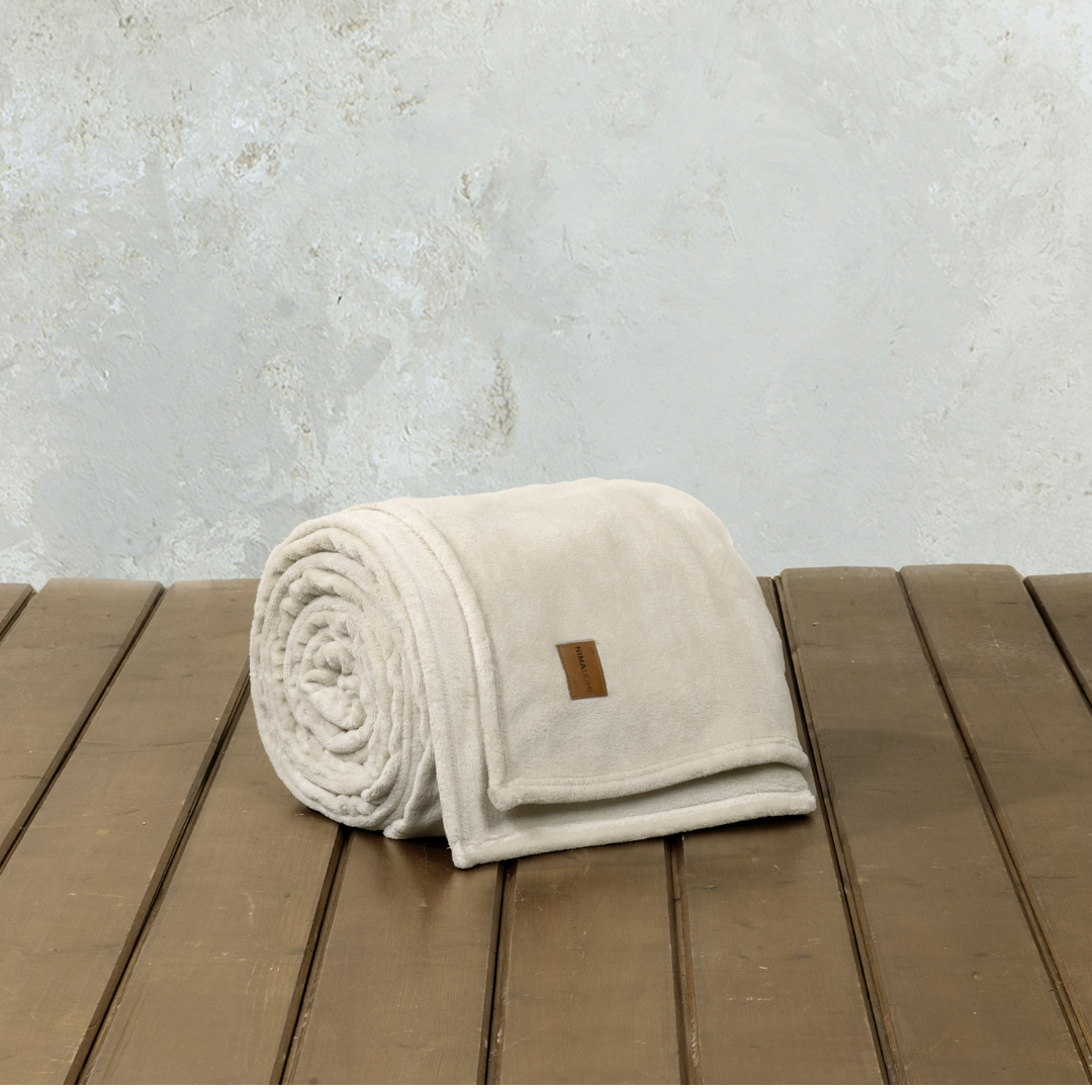 Κουβέρτα Coral Fleece Light Beige Αlpa 220x240 Υπέρδιπλη Nima Home - Nima - MyHoiseandKids
