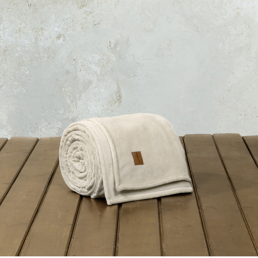 Κουβέρτα Coral Fleece Light Beige Αlpa 220x240 Υπέρδιπλη Nima Home - Nima - MyHoiseandKids