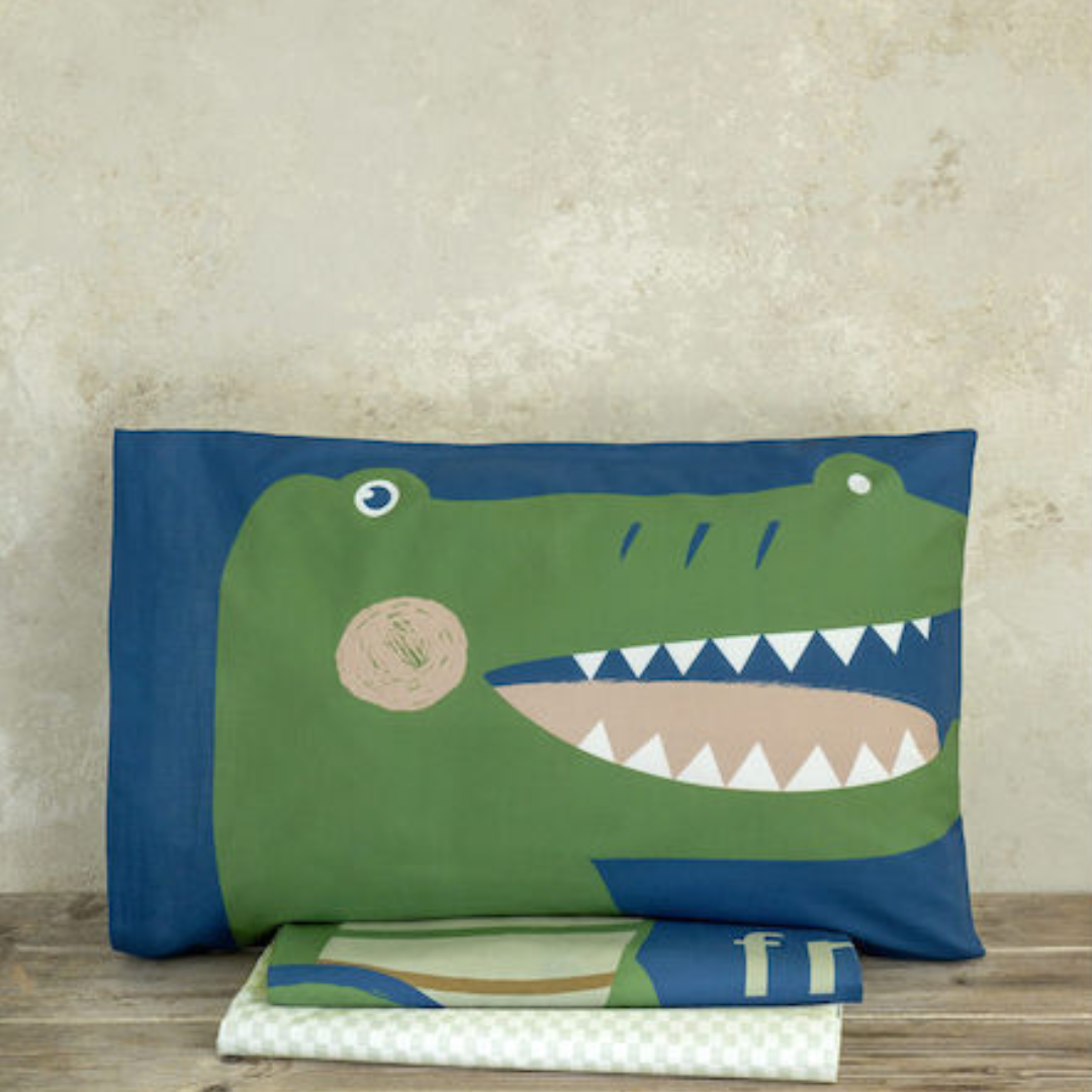 Σετ Σεντόνια Μονά  Crocodile - Nima - MyHouseandKids