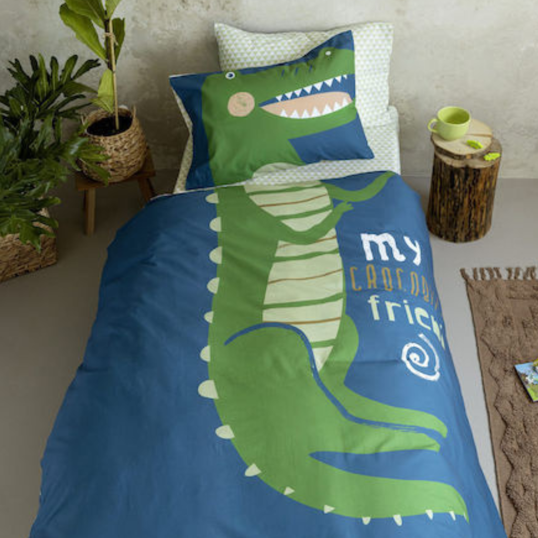 Σετ Σεντόνια Μονά  Crocodile - Nima - MyHouseandKids