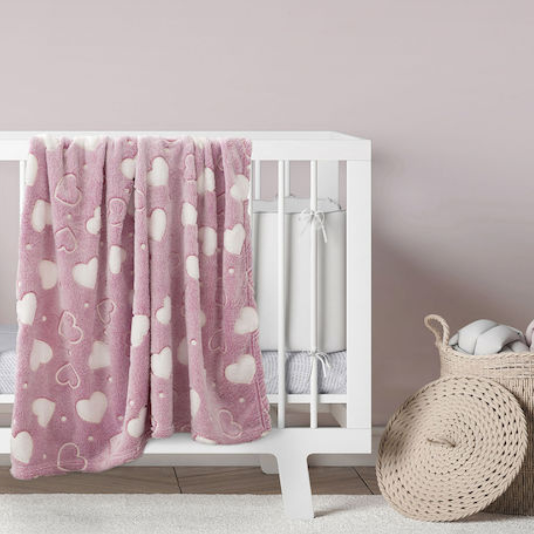 Κουβέρτα Κούνιας Darling Fleece Ροζ 110x140εκ. - Kocoon - MyHouseandKids