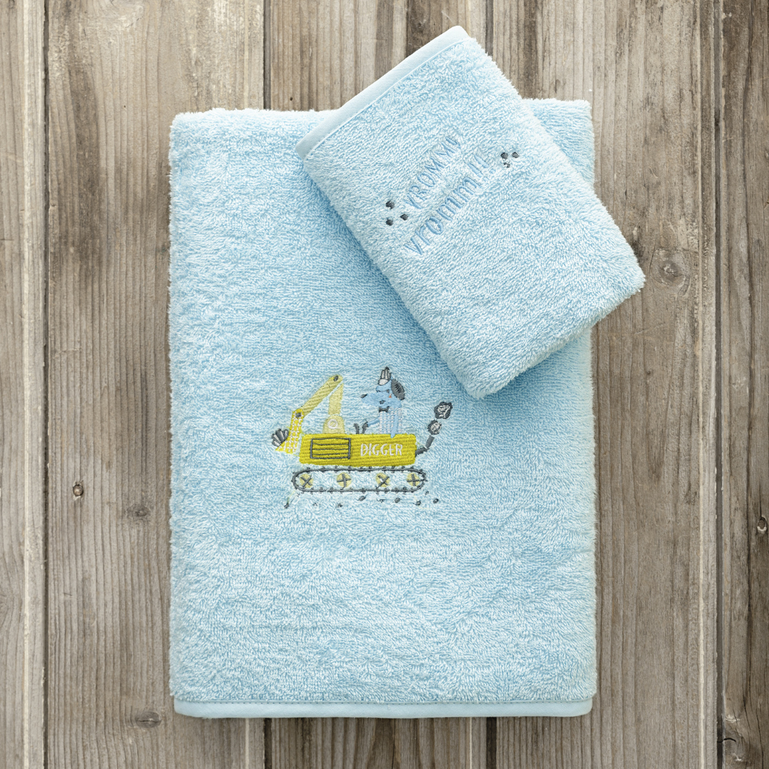 Βρεφικές Πετσέτες Diggy Σετ 2 Τεμ 380 gsm - Nima - MyHouseandKids