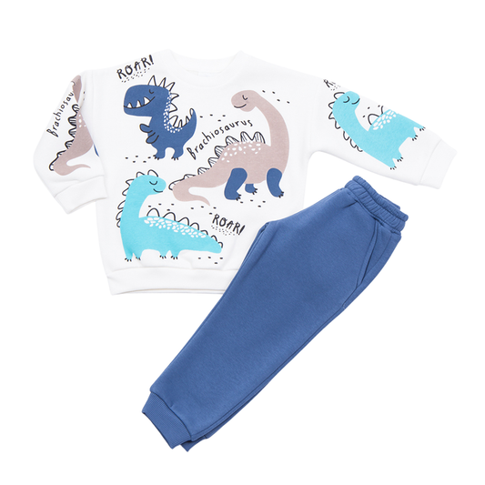 Φόρμα Φούτερ Eκρού - Trax - MyHouseandKids