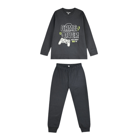Πυζάμα Φωσφορίζουσα Ανθρακί - Enegiers - MyHouseandKids