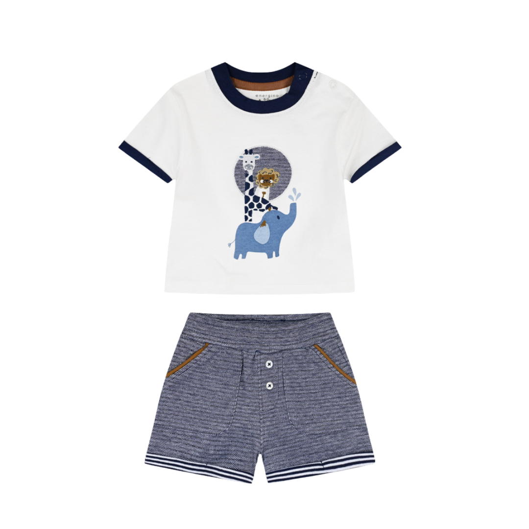 Βρεφικό Σετ Με Σορτς Μπλε Energiers  11-226474-0 - Energiers - MyHouseandKids