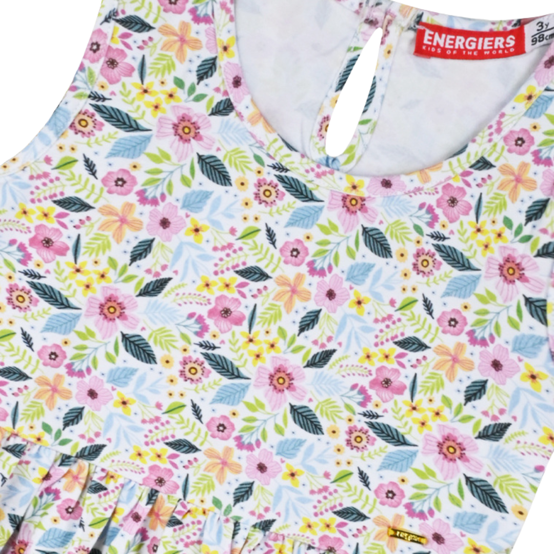 Φόρεμα Αμάνικο Με Λουλούδια Energiers 15-226340-7 - Energiers - ΜyHouseandKids
