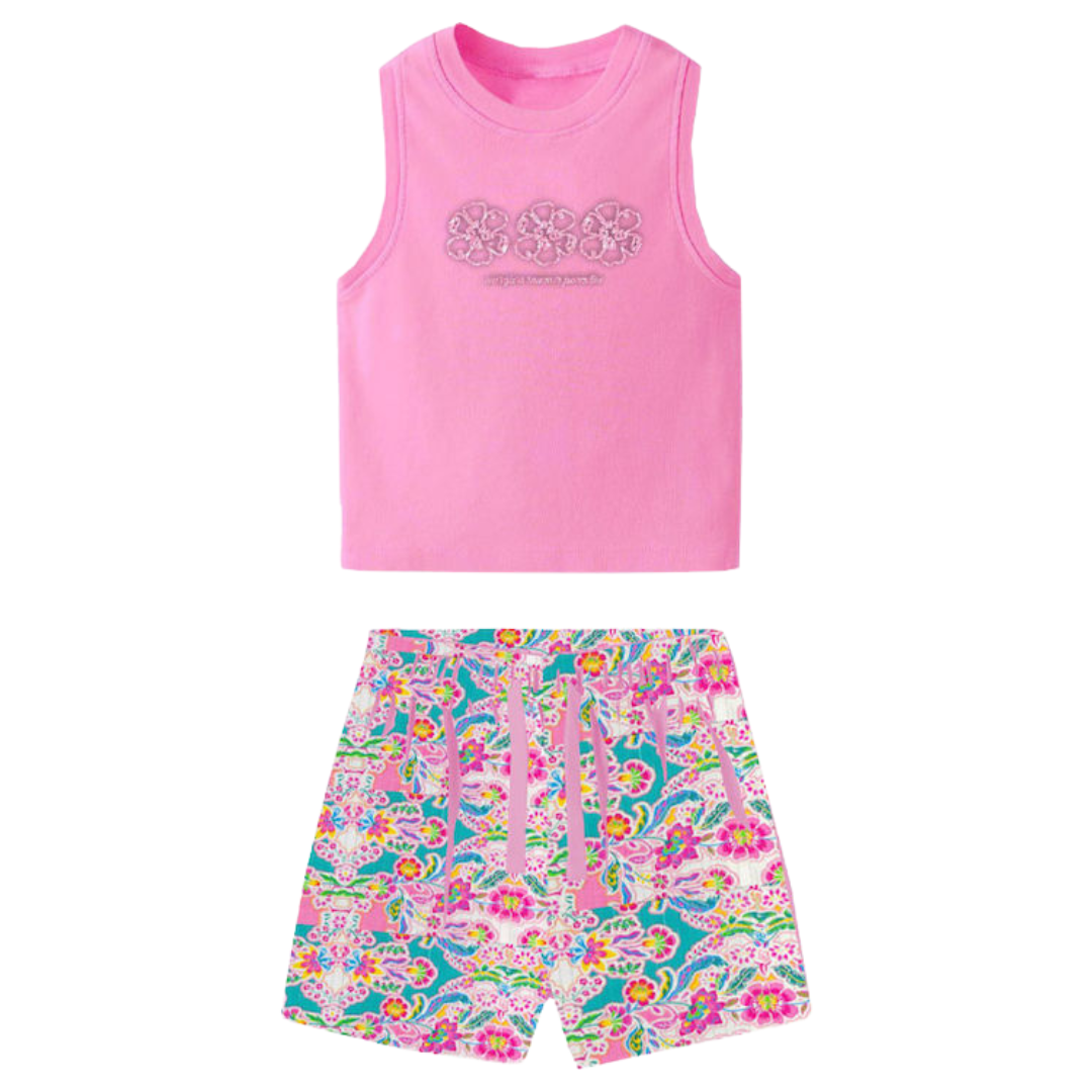 Παιδικό Σετ Με Σορτς Ροζ Energiers 15-226385-0 - Energiers - MyHouseandKids