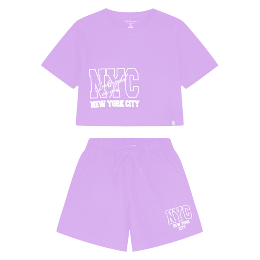 Σετ Κοριτσιού Με Σορτς Λιλά Energiers 16-226292-0 - Energiers - MyHouseandKids