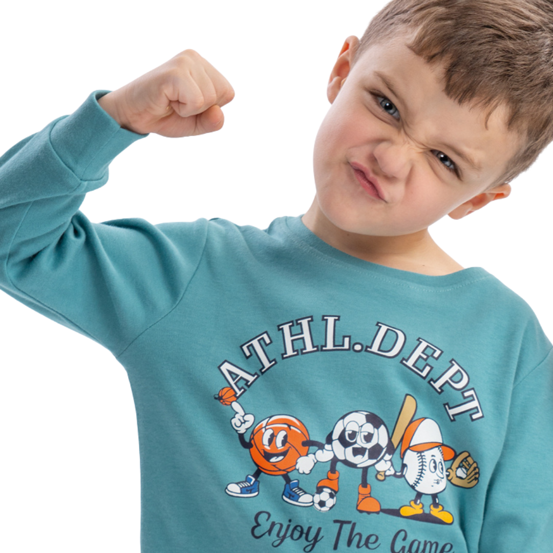Πυζάμα Βαμβακερή Εμπριμέ Energiers 32-126101-9 - Energiers - MyHouseandKids