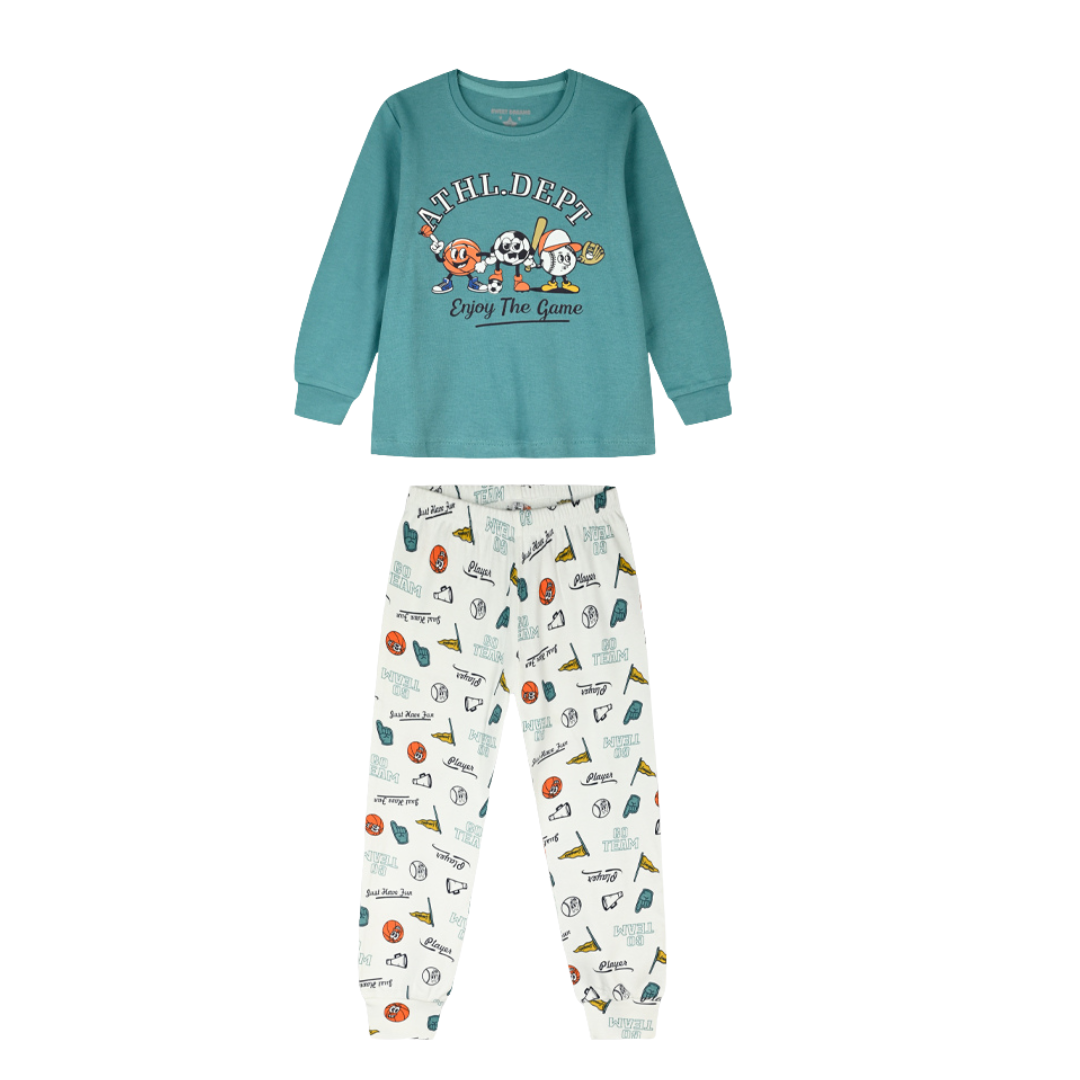 Πυζάμα Βαμβακερή Εμπριμέ Energiers 32-126101-9 - Energiers - MyHouseandKids