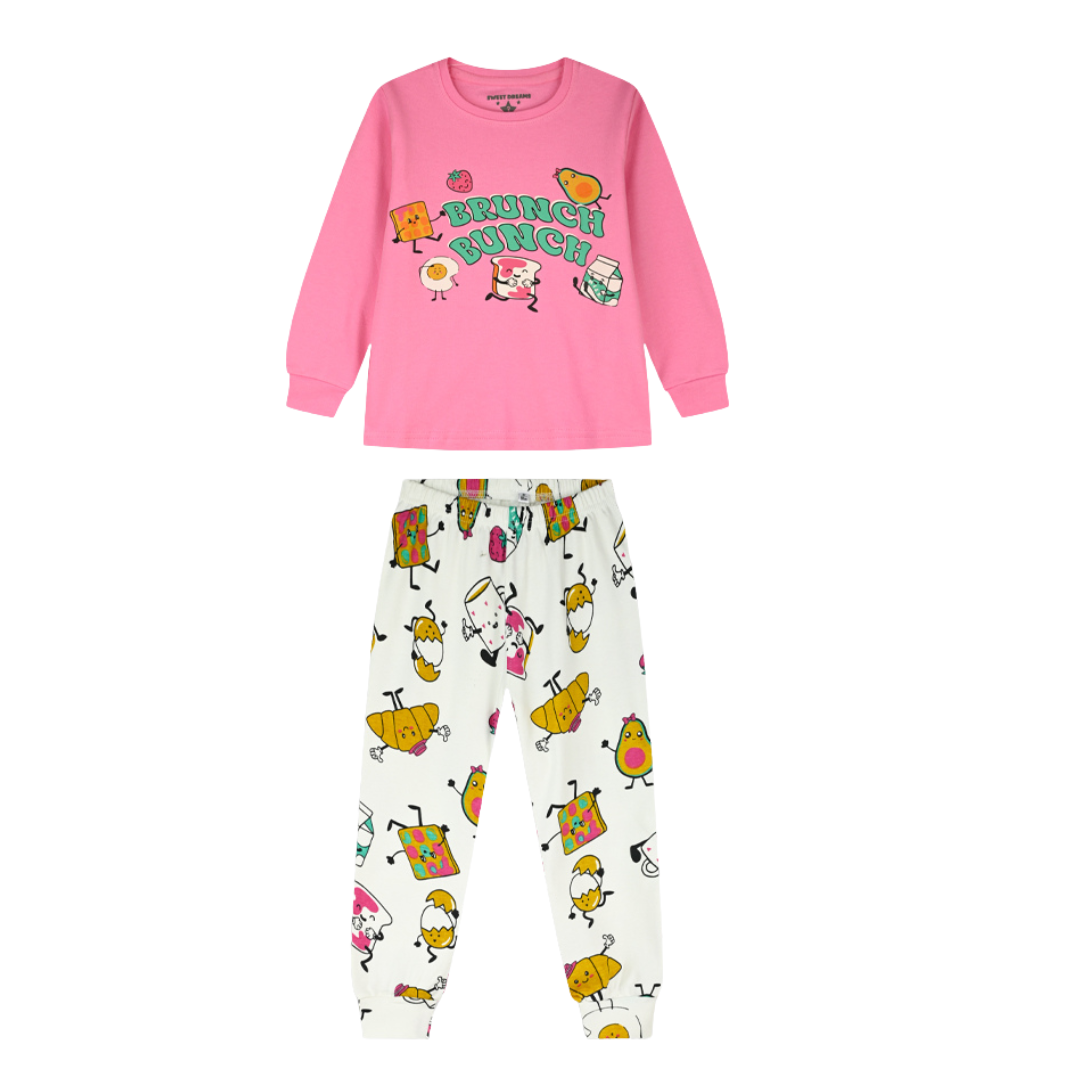 Πυζάμα Βαμβακερή Εκρού Energiers 35-126303-9 - Energiers - MyHouseandKids