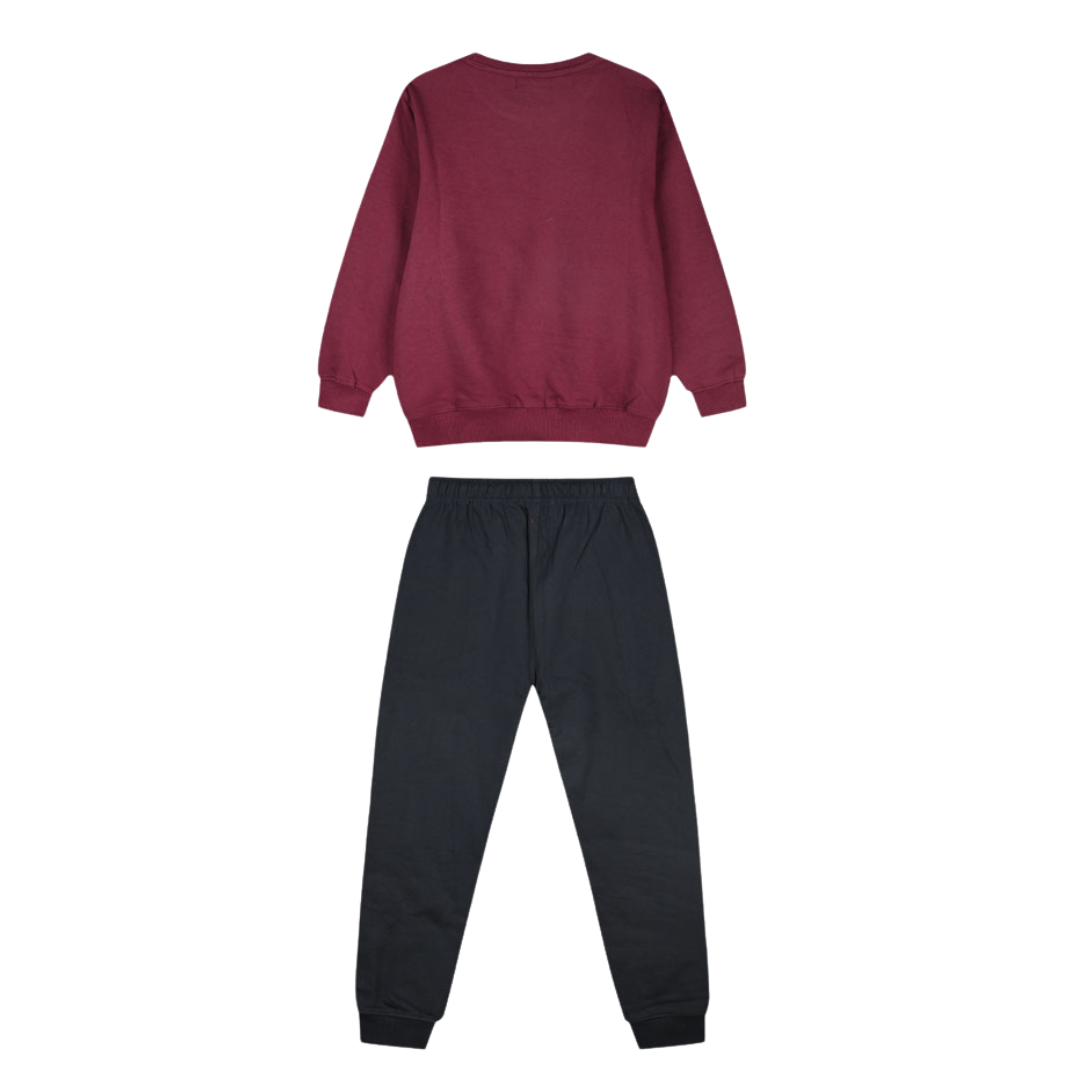 Παιδικό Σετ Φόρμας Αγοριού Χειμερινό Μπορντό-Μαύρο Energiers - Energiers - MyHouseandKids