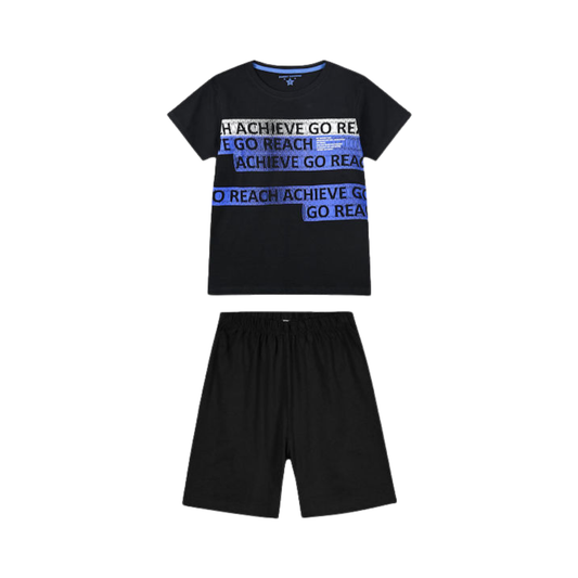 Πυζαμες σετ Μαύρο - Energiers - MyHouseandKids