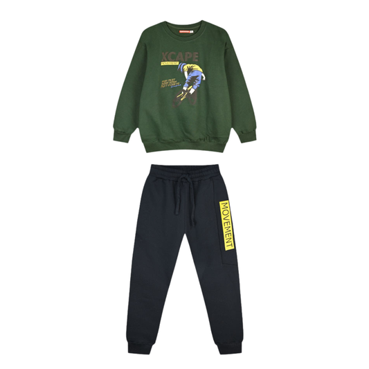 Φόρμα Φούτερ Μαύρη - Energiers - MyHouseandKids