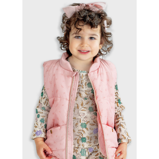 Αμάνικο Μπουφάν Ροζ - Energiers - MyHouseandKids