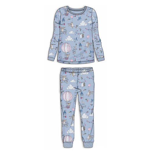 Πυζάμες Παιδικές Κοριτσιού Μπλε - Energiers - MyHouseandKids